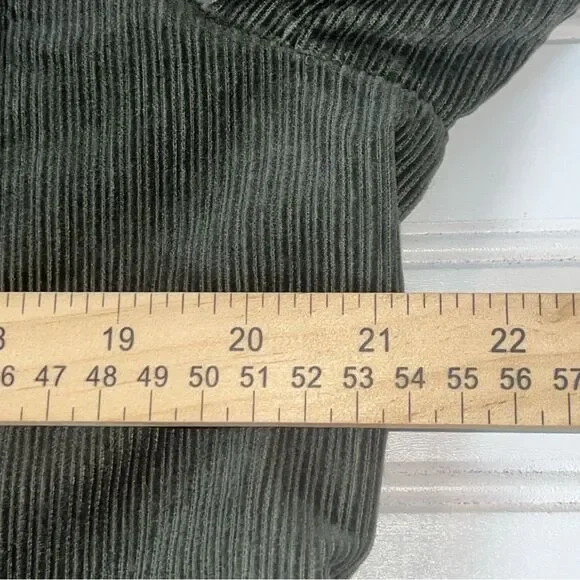 Guess Blazer Sports Jacket Corduroy Army Green Men's Size Medium Lined - Picture 5 of 10